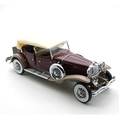 Franklin Mint 1:24 Diecast, 1930 Duesenberg J Derham Tourster