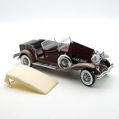 Franklin Mint 1:24 Diecast, 1930 Duesenberg J Derham Tourster