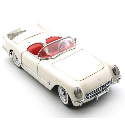 Franklin Mint 1:24 Diecast 1953 Corvette with Pamphlet