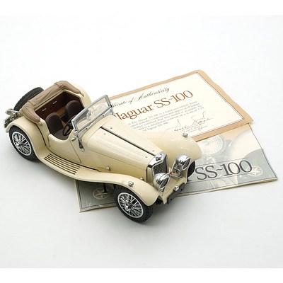 Franklin Mint 1:24 Diecast 1938 Jaguar SS-100