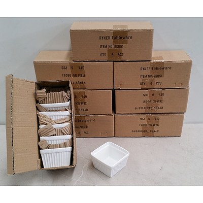 8 Boxes of Ryner Serving Cups/Dishes