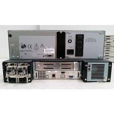 Lot of: 8 Compu Switches,1 Smart Ups 1400 and 1 HDD Array