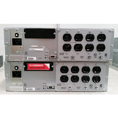 4 APC SmartUps 2200's and 2 Battery Packs