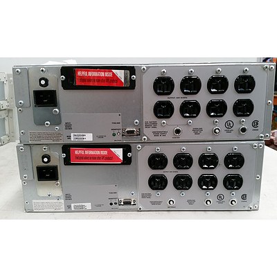 4 APC SmartUps 2200's and 2 Battery Packs