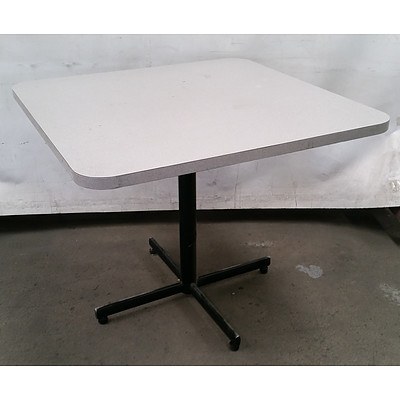 3 Johnson Grey Laminate Collapsible Tables