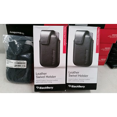 Large Lot of Assorted Phone Cases, and 4 Nokia BL-5C Batteries