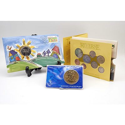 Royal Australian Mint 1988 Eight Coin Proof Set, 1994 First Day Cover and Coins Set, Sydney 2000 Olympic Coin Collection 3 of 28