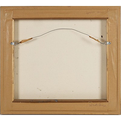 Wendy Sharpe (1960-) Spanish Bar, Oil On Canvas