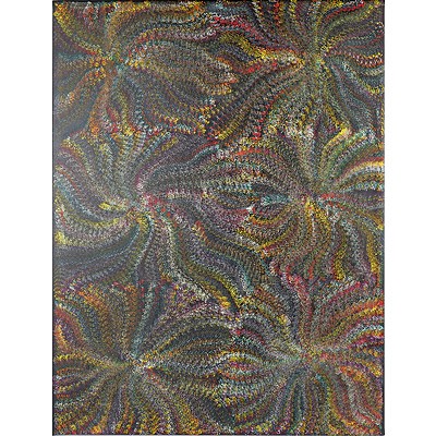 Maureen Purvis Kngwarreye (1962-) Atnwelarre - Pencil Yam Dreaming, Acrylic on Canvas
