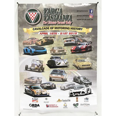 Lot of Five Targa Tasmania Posters