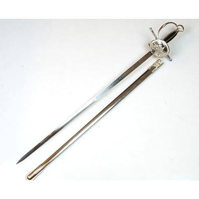 Germanic Ceremonial Sword with Sheath, Replica 