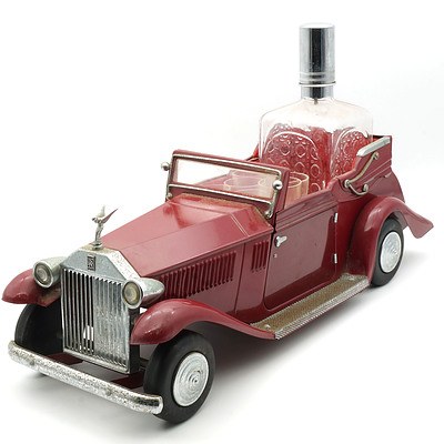 Rolls Royce Themed Muscial Decanter Set