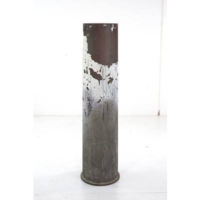 Large Brass Naval Shell, Height 75cm