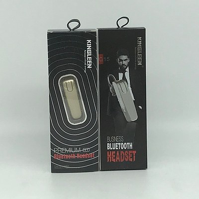 Lot of Brand New Kingleen Premium 4.1 Business Bluetooth Headset x38