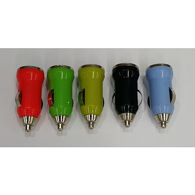 Bulk Lot Of USB Car Chargers
