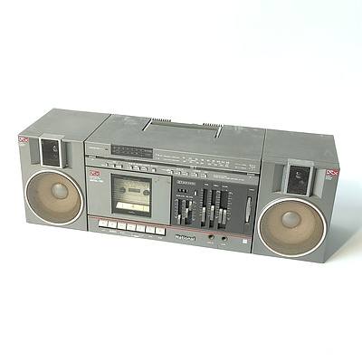 National RX C60 Two Way Speaker System and Radio Made in Japan