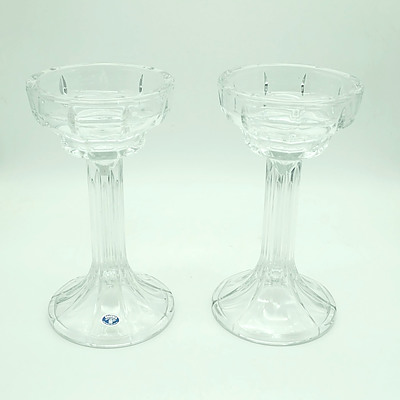 Two Bohemia Lead Crystal Chalices From Czech Republic