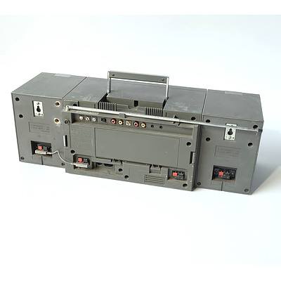 National RX C60 Two Way Speaker System and Radio Made in Japan