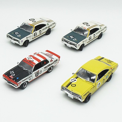 Group of Four Oz Legends Car Models 1/32