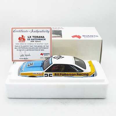 Biante Classics - Holden Torana LX A9X Option Bathurst 4th Place 1977 3848/6000 1:18 Scale Model Car