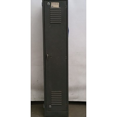 Three Lockers, A Bedside Chest of Drawers