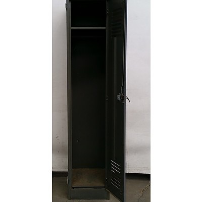 Three Lockers, A Bedside Chest of Drawers