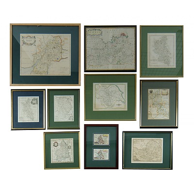 11 Various Early Maps of English Counties