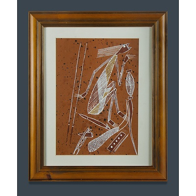 MARALANGURRA Caleb, Mimi, Dilly Bag, Firestick & Drinking Bowl