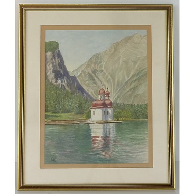 Group of 7 Indian Topographical Watercolours, Early to Mid 20th Century