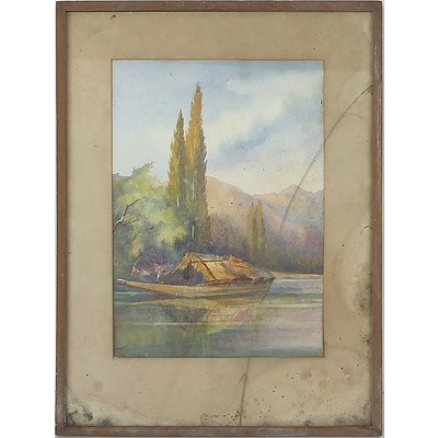 Group of 7 Indian Topographical Watercolours, Early to Mid 20th Century