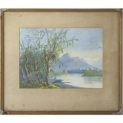 Group of 7 Indian Topographical Watercolours, Early to Mid 20th Century