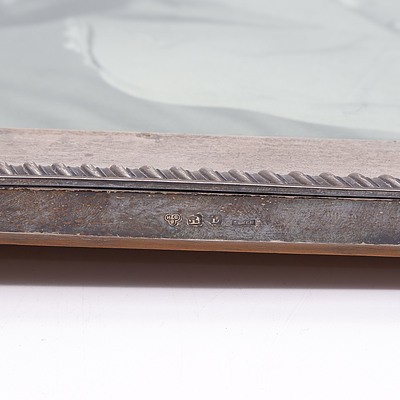 Portrait of Maharaja Harinder Singh in Sterling Silver Frame Engraved with Faridkot State Coat of Arms, Including Ephemera