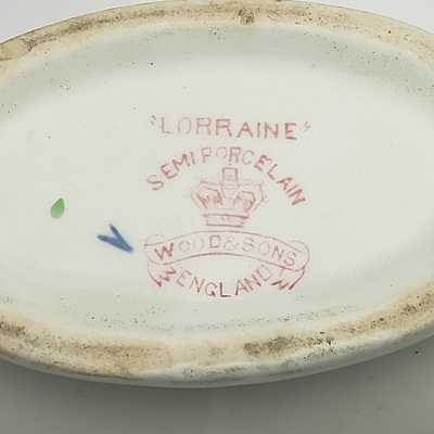 Five Victorian Gravy Boats Including Wood & Sons, Booths and Grindley & Co