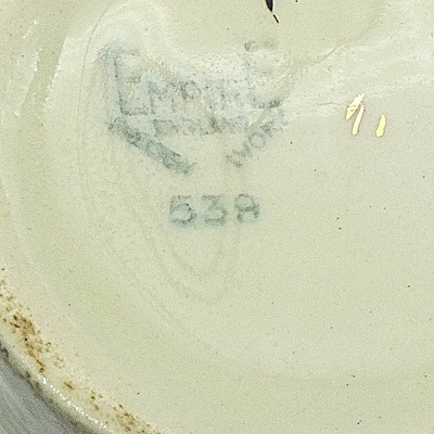 Empire Ware Crinoline Lady China Condiment Dish and Lid, Butter Dish, Scalloped Dish, Sandwich Platter, Addlerly China Crinoline Lady Octagonal Bowl and a Dickens Ware Bill Sykss Scalloped Dish