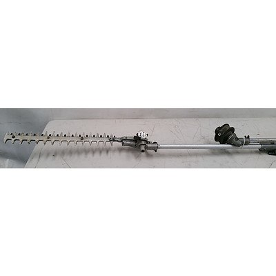 Tanaka TPH 230 S Hedge Trimmer , Extension Pole and Brush Trimmer Attachment