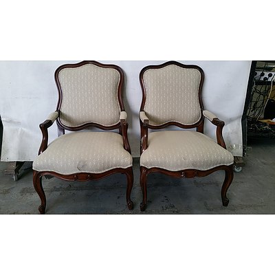 Two Drexel Heritage Armchairs