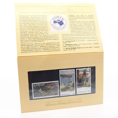 Australian Paintings Specimen Stamp Issue