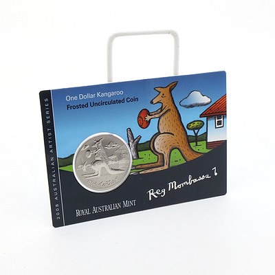 2008 RAM One Dollar Kangaroo - Frosted Uncirculated Coin