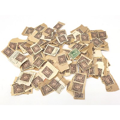 Large Group of Austrlaia KGVI 3 Pence Stamps