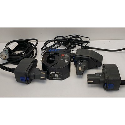 1 x Huski Battery Charger and 3 x Holger Clasen Power Supply Units