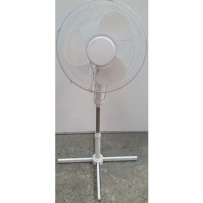 Essentials 40cm Pedestal Floor Fan