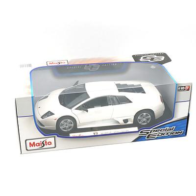Maisto Special Edition 1:18 Diecast Lamborghini Murcielago LP640, White, New