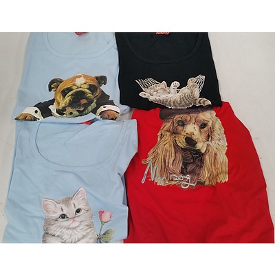 Dolyrn Children's Printed Tee Shirts - Lot of 65 - Brand New