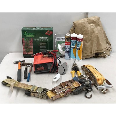 Lot of Tools, Building Goods & Project A 12Volt Battery Charger
