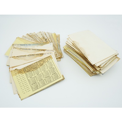 Large Group of Sorted Australia Pre-Decimal Stamps