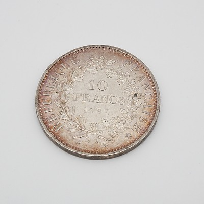 1967 10 Francs Coin