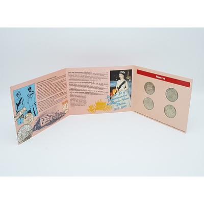 Souvenir Set of Commemorative & Regular Issue Florins 1927 - 1963