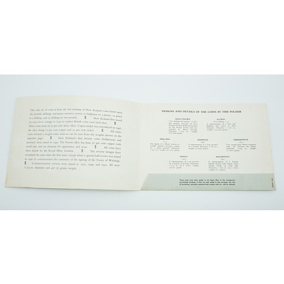 1965 New Zealand - The Last Pre-decimal Coin Set