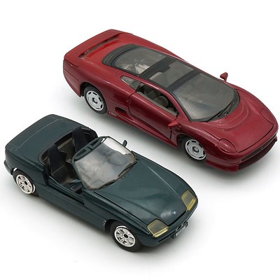 Maisto 1:24 Jaguar X220 and Revell 1:24 BMW Z1