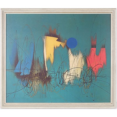 Roberto Crippa Aurora Borealis 1952 Offset Print